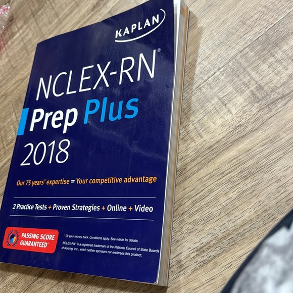 $45 Kaplan Nclex-RN Prep Plus 2018 good as new, clean, no writing - Picture 2 of 3